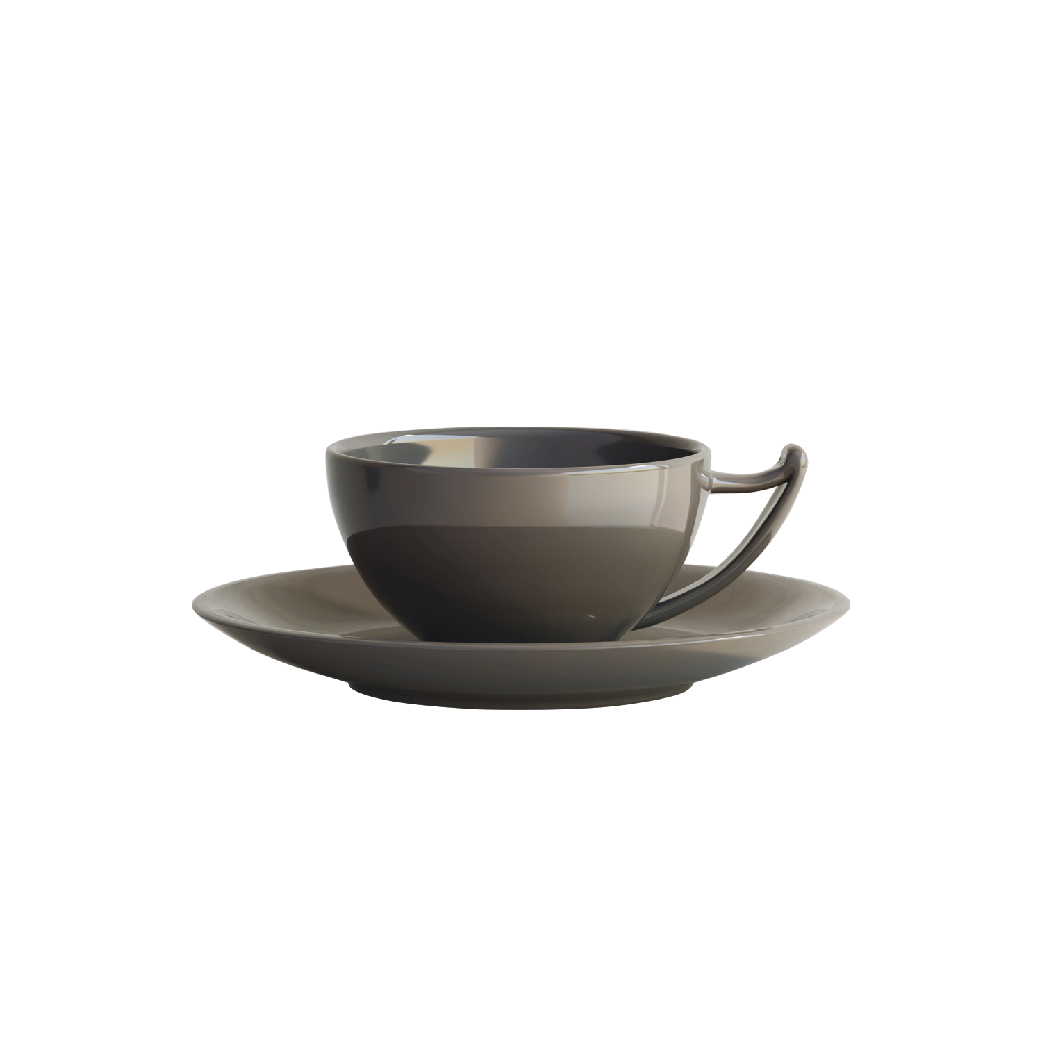Latte Coffee Cup & Saucer