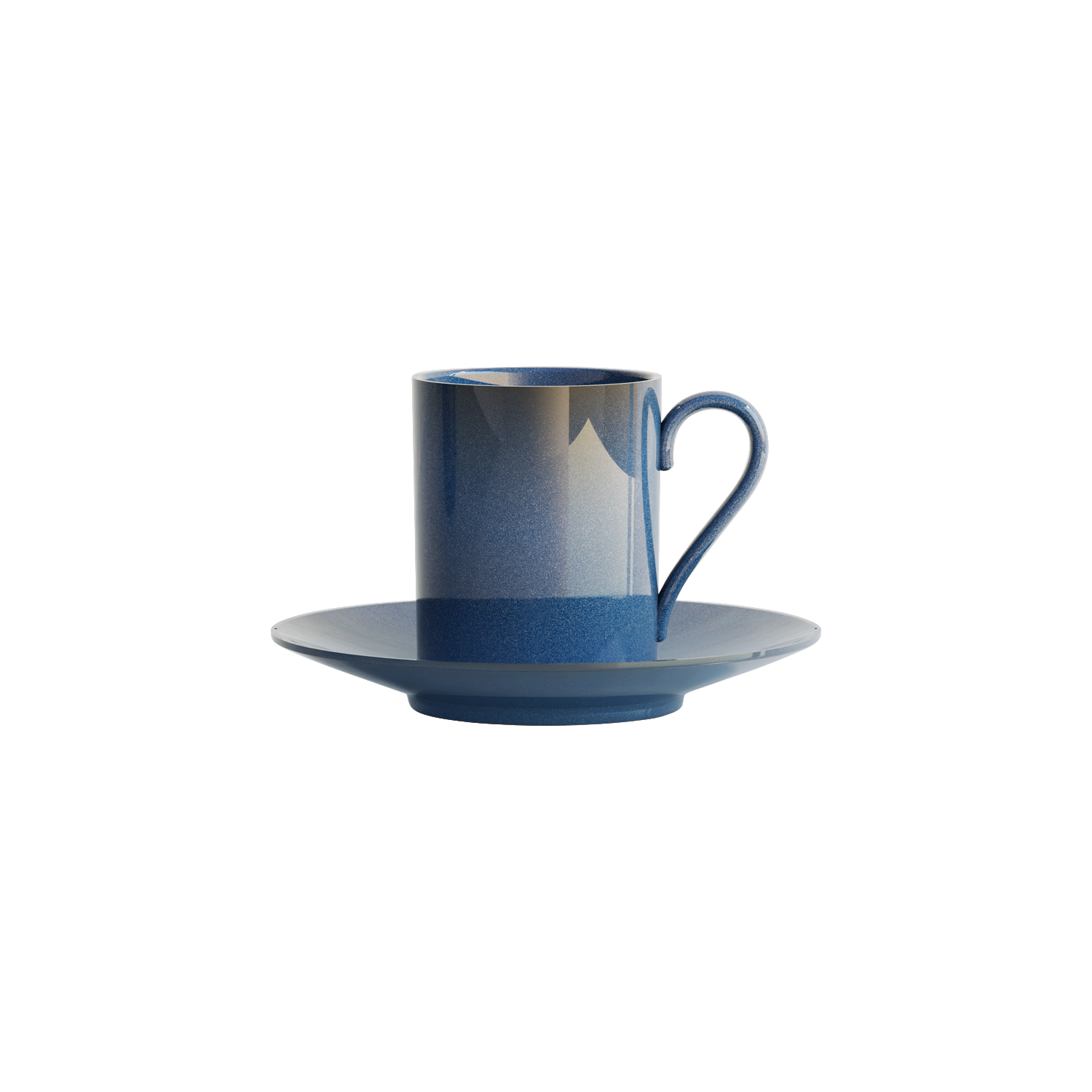 Cylinder Coffee Cup & Saucer