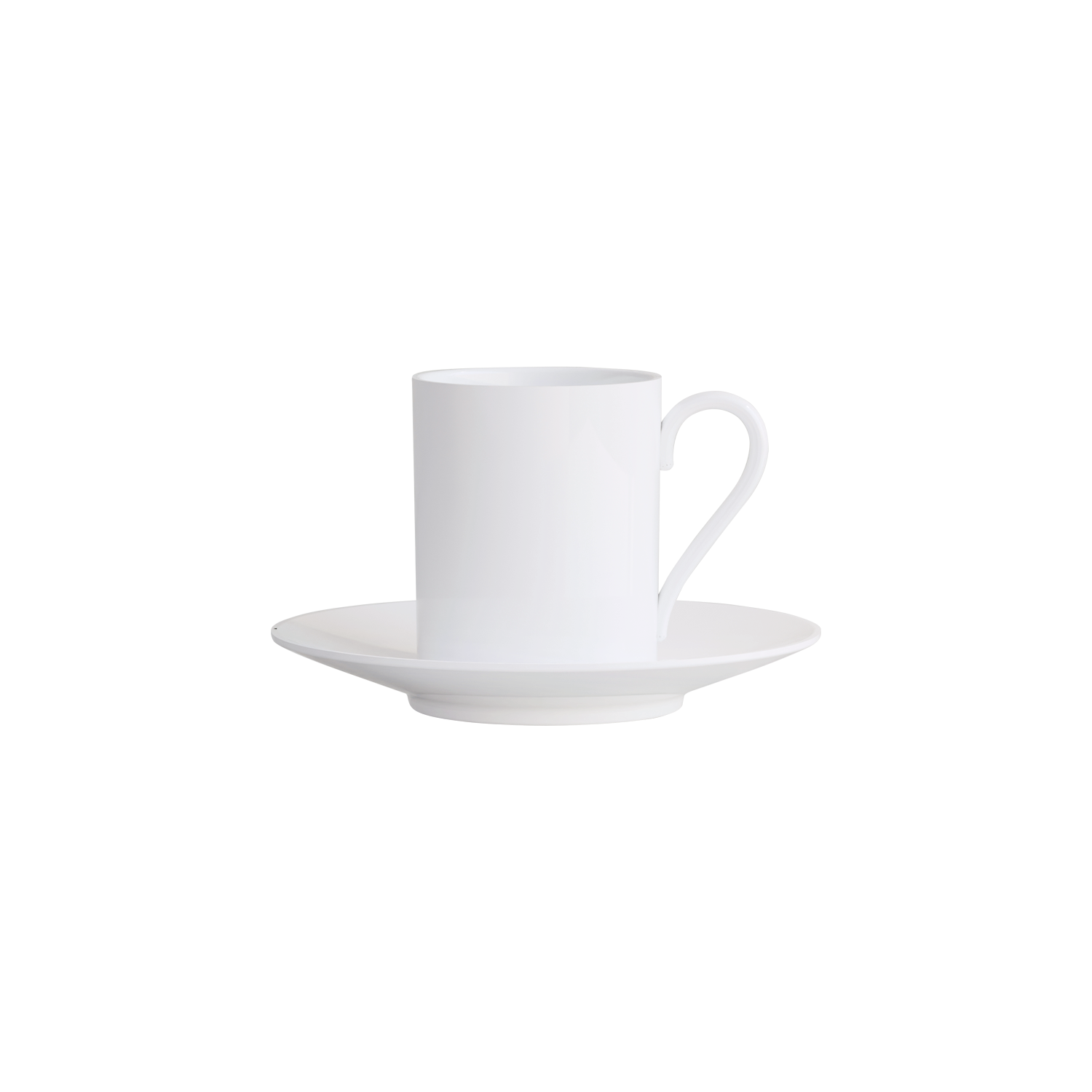 Cylinder Coffee Cup & Saucer