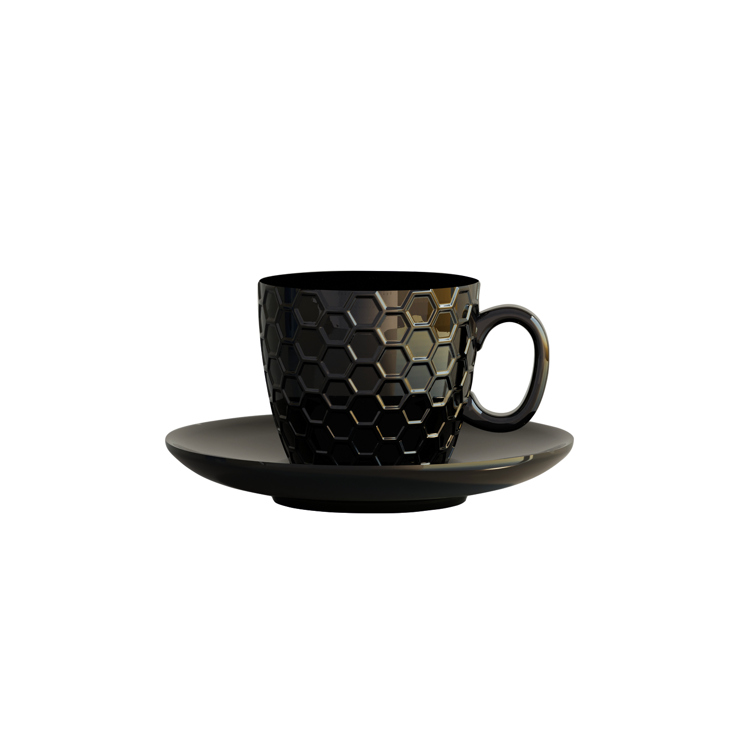 Azure Coffee Cup & Saucer