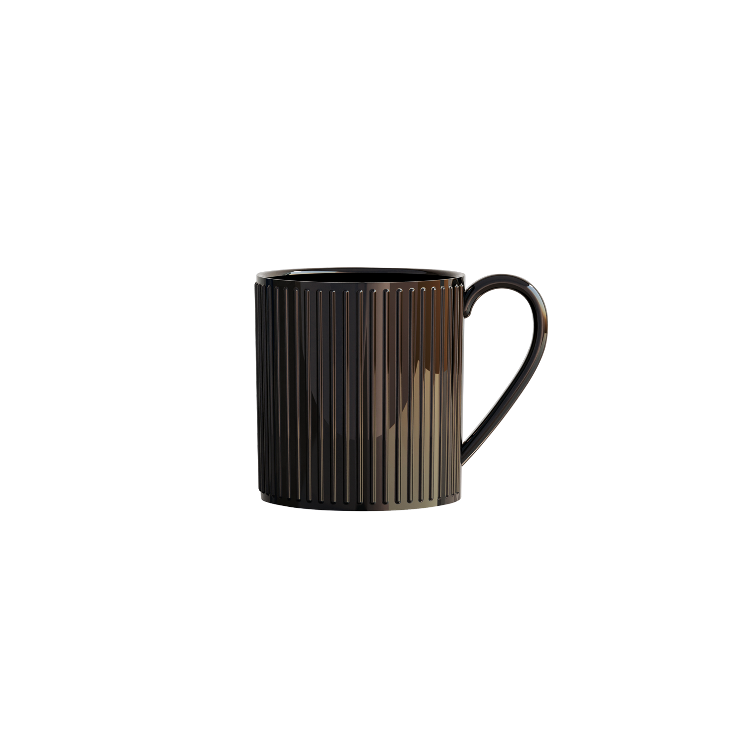 Rib Coffee Cup & Saucer