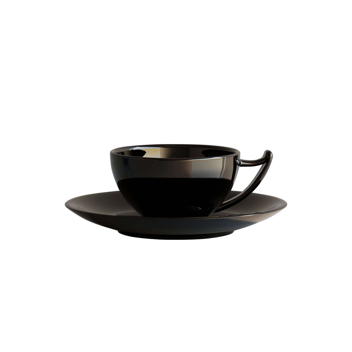 Latte Coffee Cup & Saucer