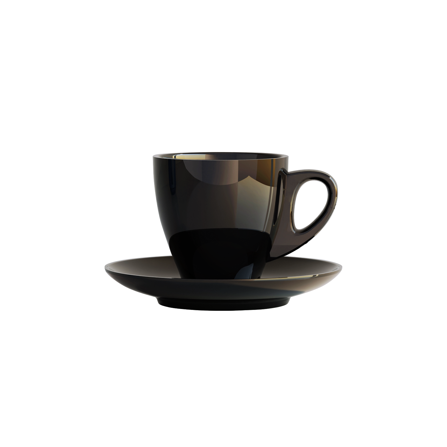 Espresso Coffee Cup & Saucer