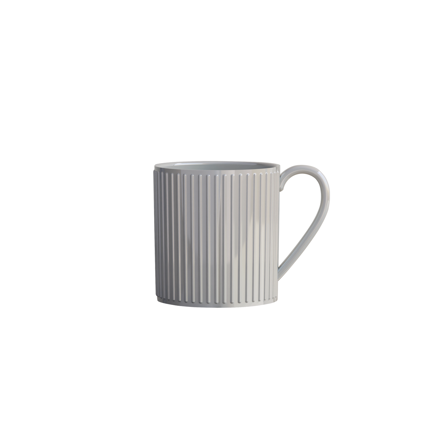 Rib Coffee Cup & Saucer